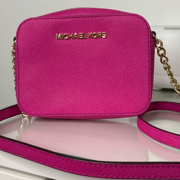 Michael Kors Hot Pink Mini Cross-Body Bag - Picture 3 of 5